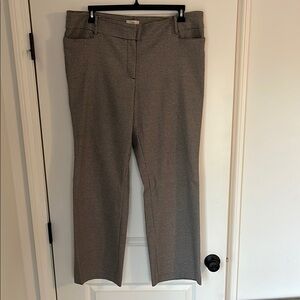 Chic Houndstooth Wide-Leg Pants